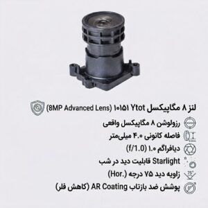 لنز 4 میلیمتر 8 مگاپیکسل مدل YT-10151